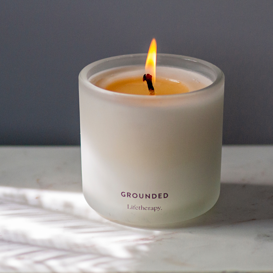 Large Grounded Soy Candle by Lifetherapy