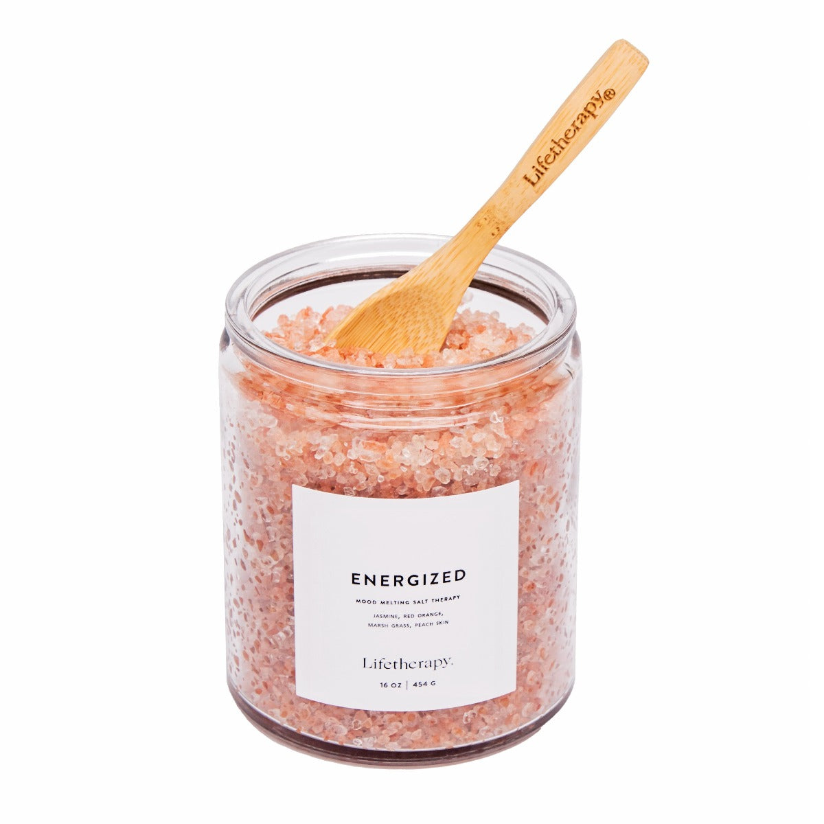 Infused with vitamins, minerals and the inspiring aroma of jasmine, red orange, marsh grass and peach skin.