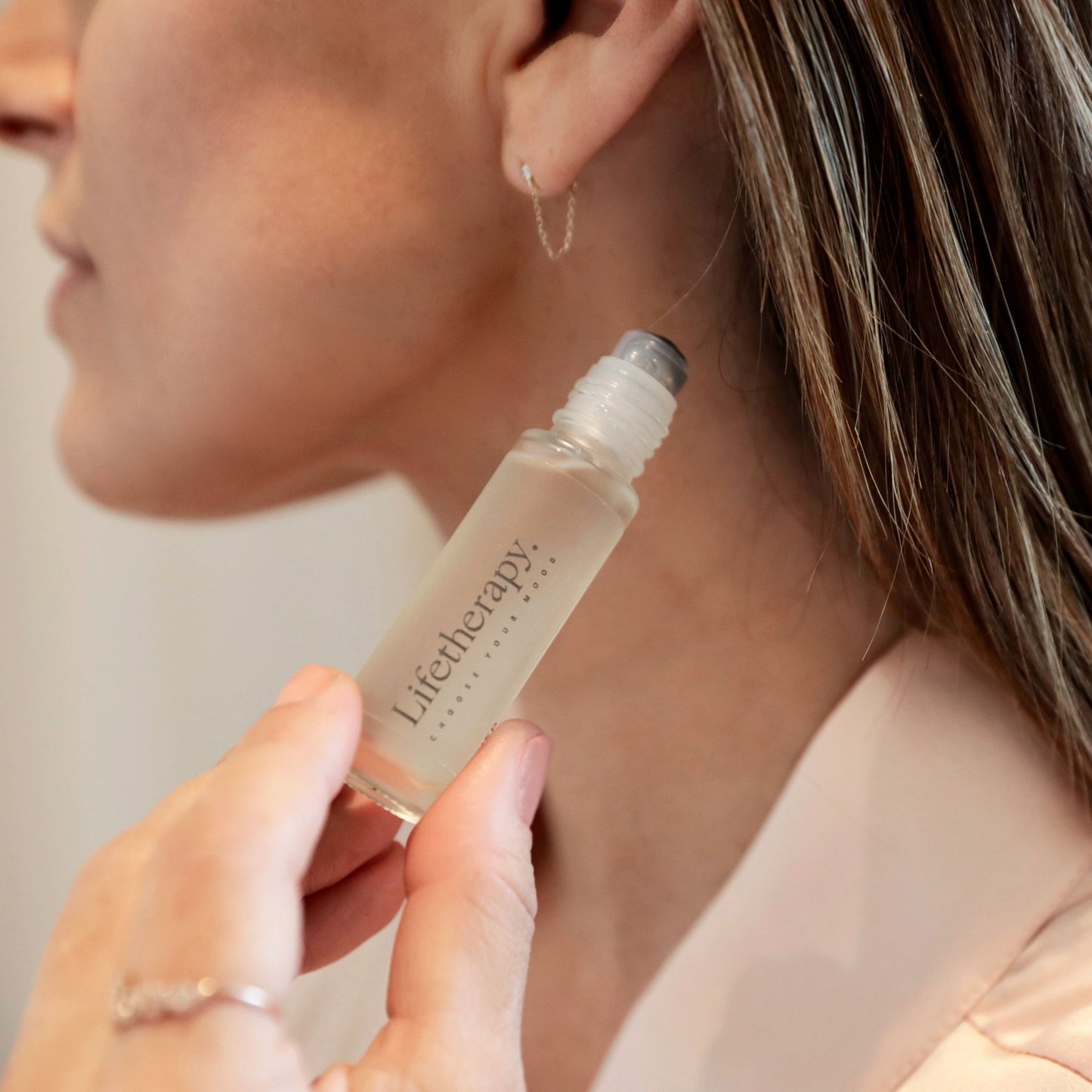 Energized Roll-on Perfume Oil by Lifetherapy | Jasmine, Red Orange, and Peach Skin Scent