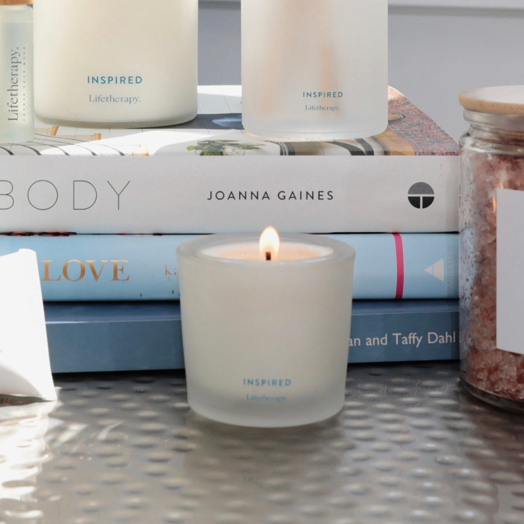 Inspired Votive Candle - Gardenia | Pineapple Leaf | Sensuous Musk | Palm Bark