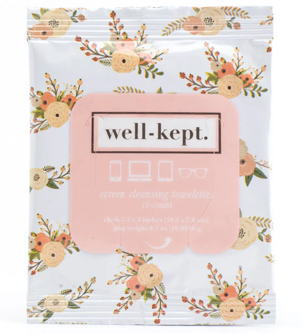 Well-Kept Screen Cleansing Towelettes