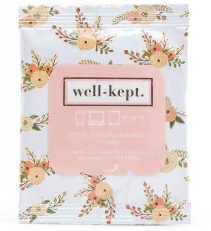 Well-Kept Screen Cleansing Towelettes