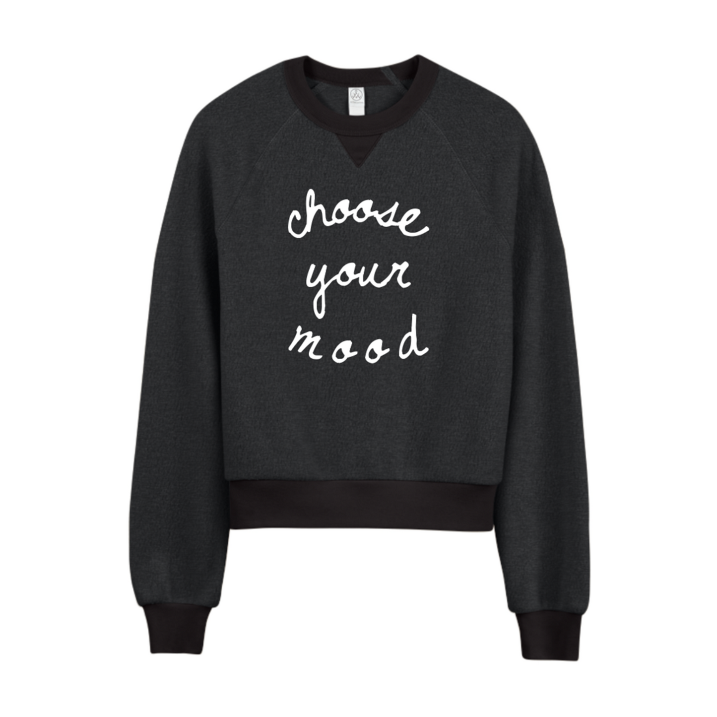 Choose Your Mood Teddy Sweatshirt - Dark Grey