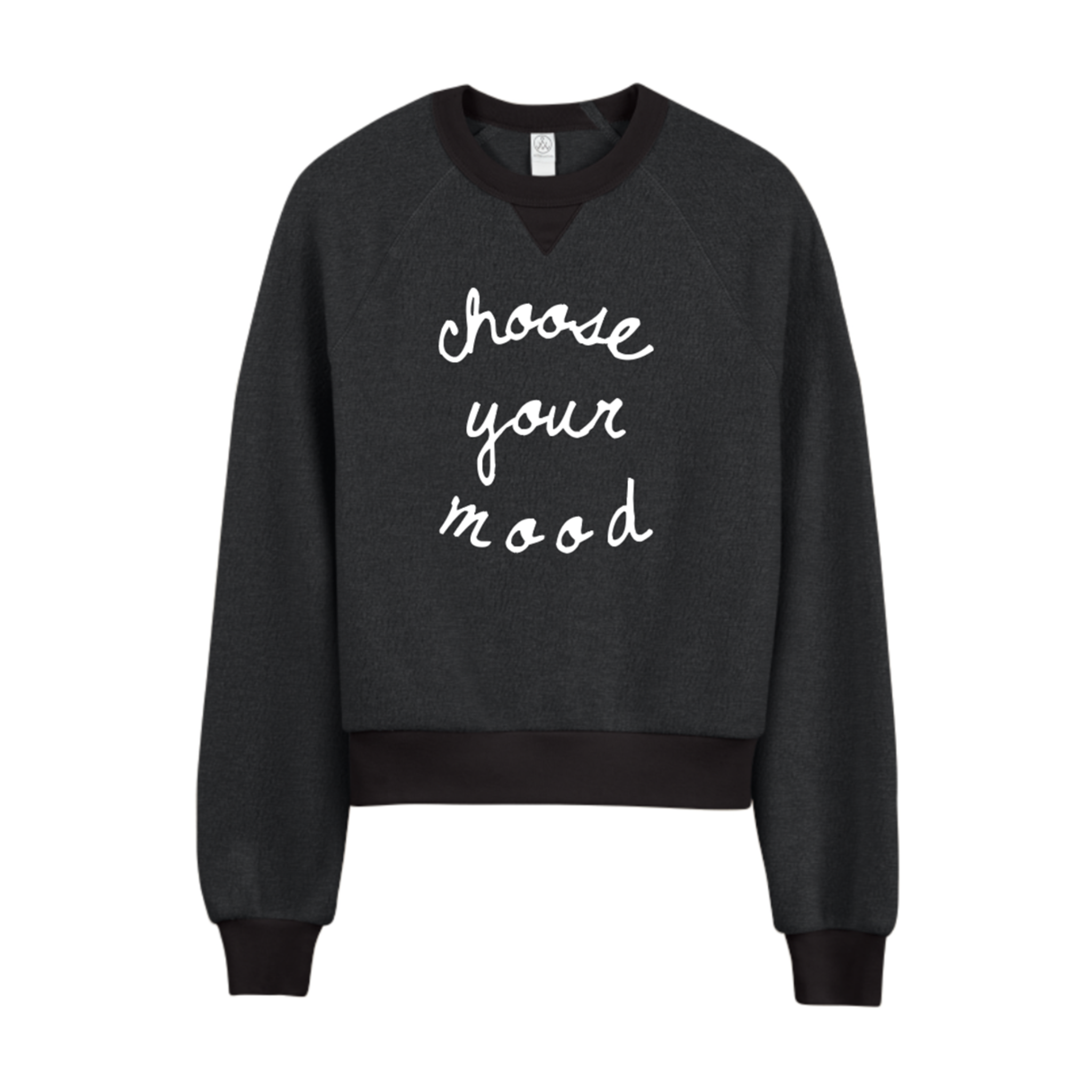 Choose Your Mood Teddy Sweatshirt - Dark Grey