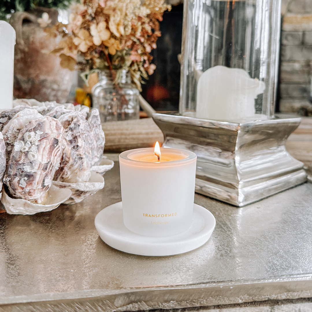 Transformed Soy Candle Votive | Polynesian Coconut, Warm Sugar, Sandalwood, White Orchid 