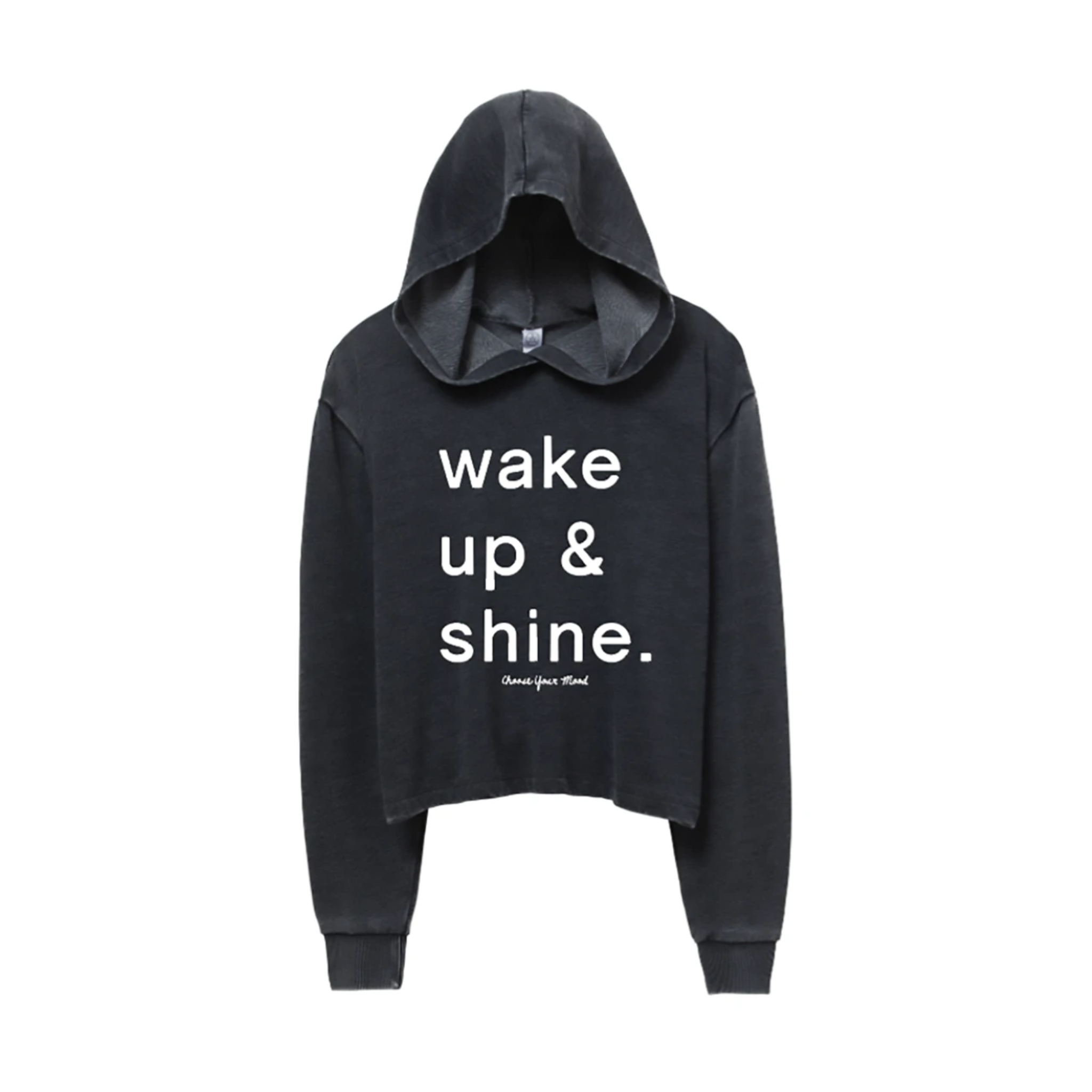 Wake Up & Shine Cropped Hoodie