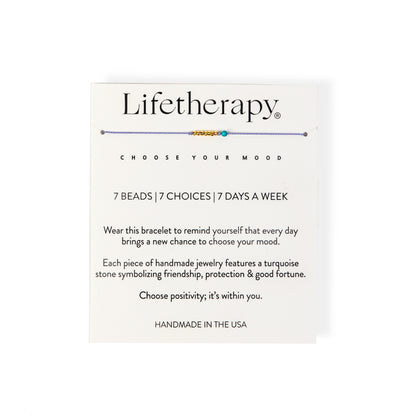 Lavender gold vermeil mood boosting handmade 7 bracelet | best gifts 