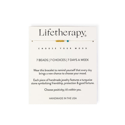 White gold vermeil hope handmade beaded bracelet | gifts for her by Lifetherapy