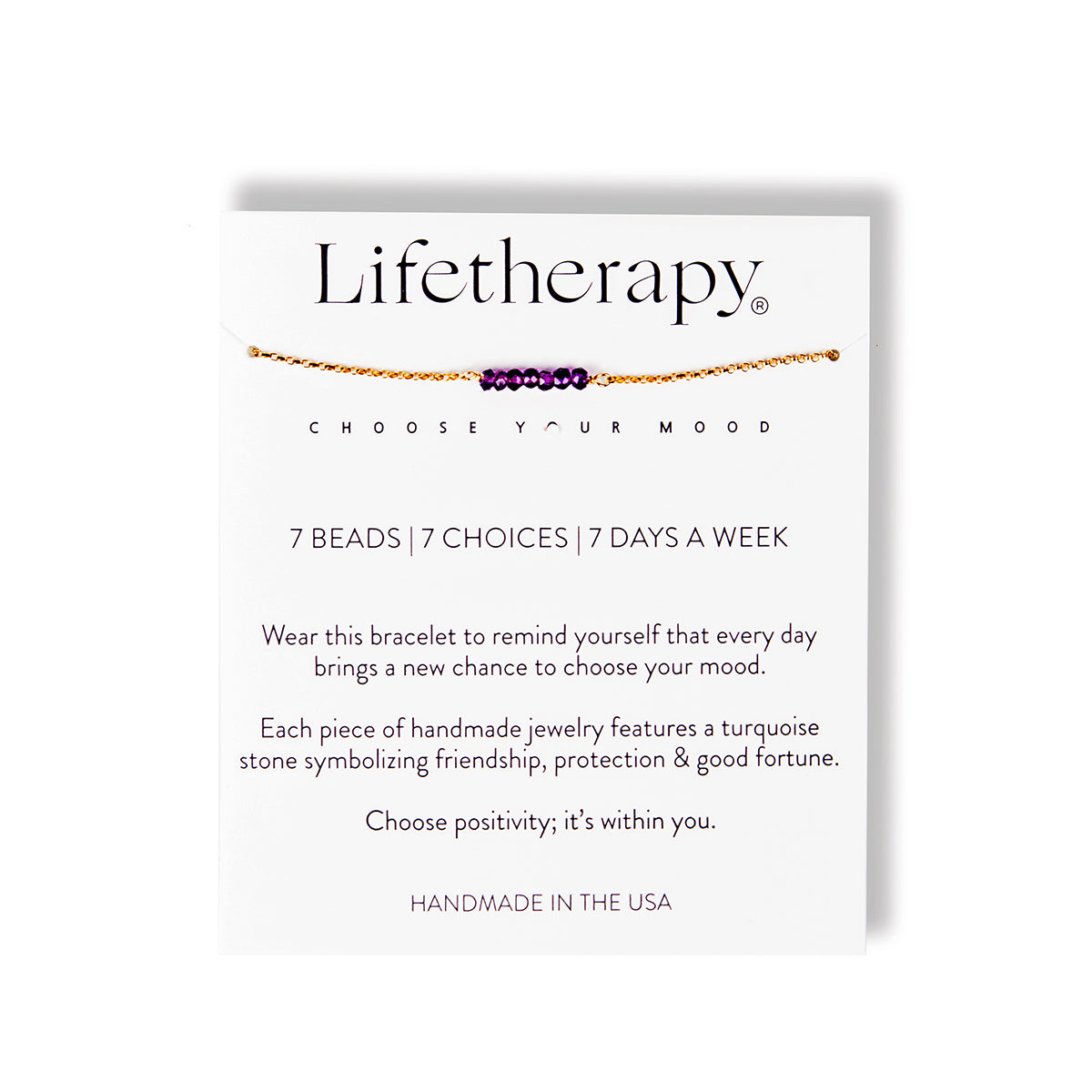 7 Chain Bracelet - Gold