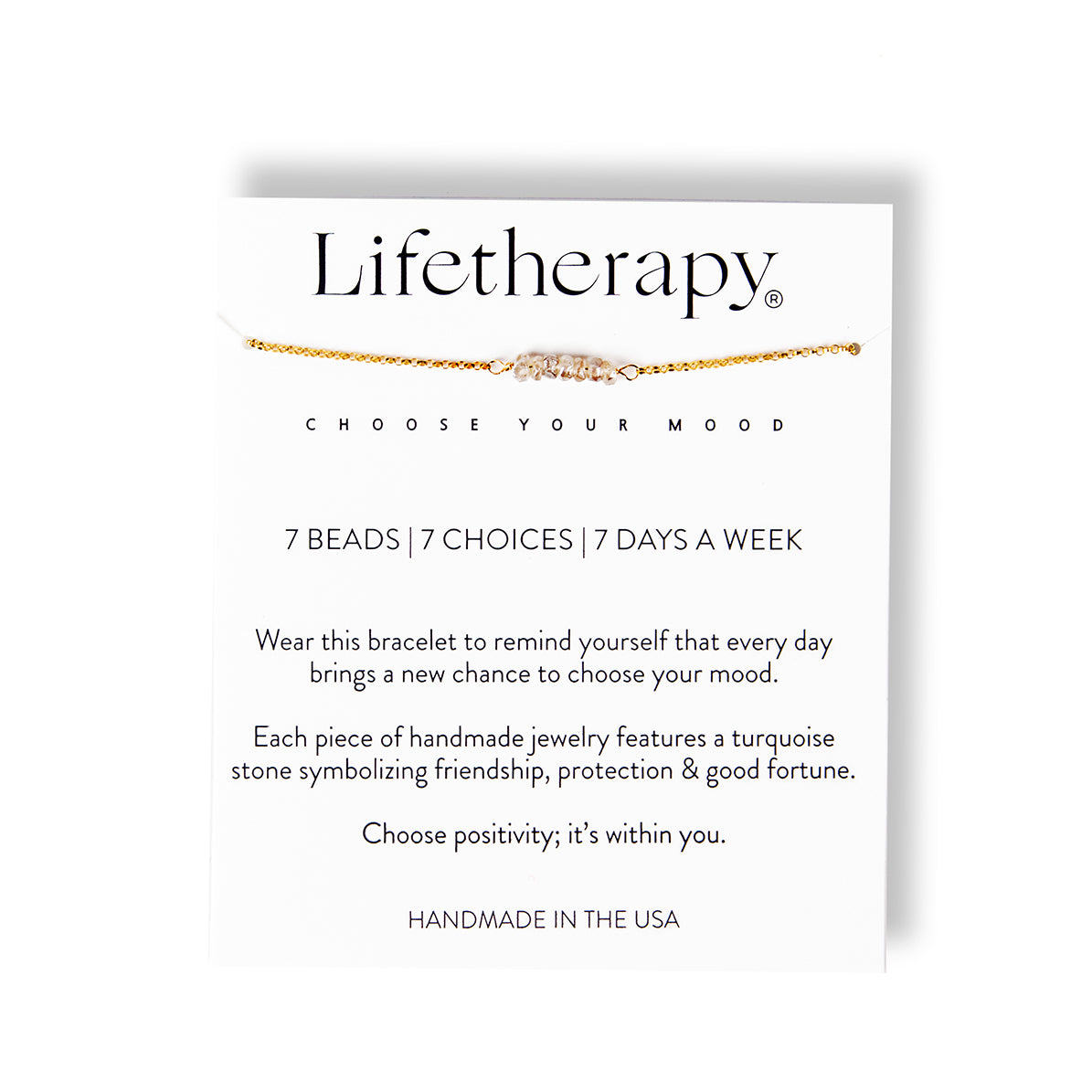 7 Chain Bracelet - Gold