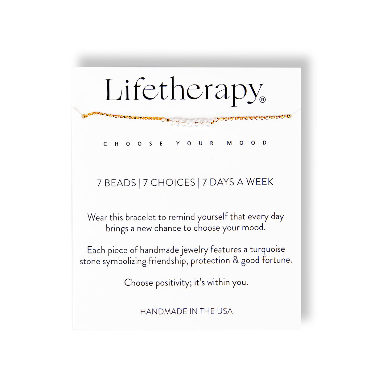 7 Chain Bracelet - Gold