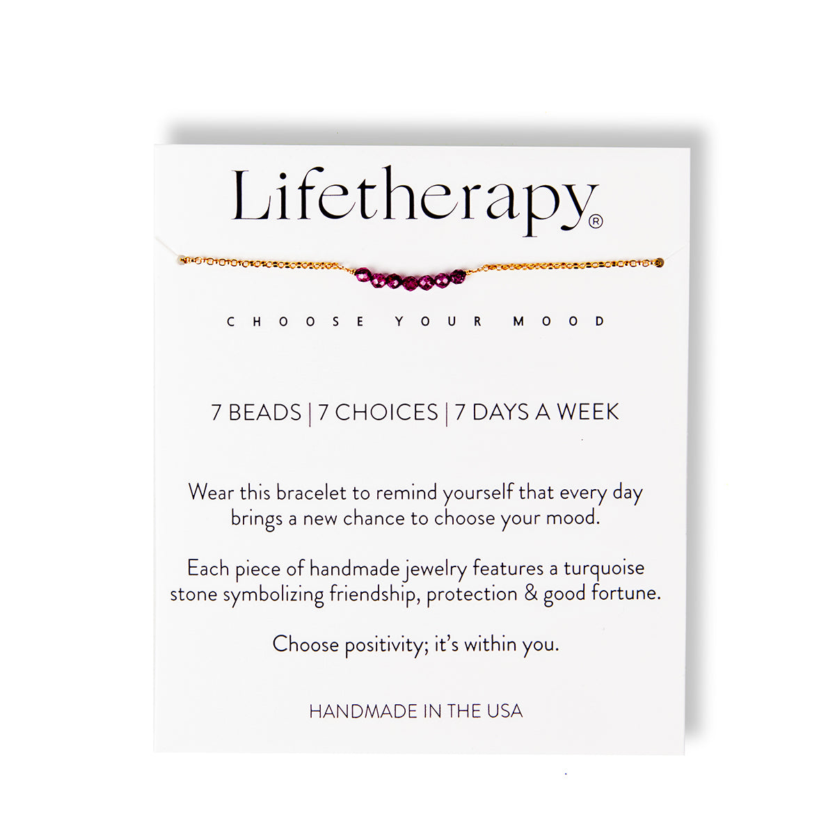 7 Chain Bracelet - Gold