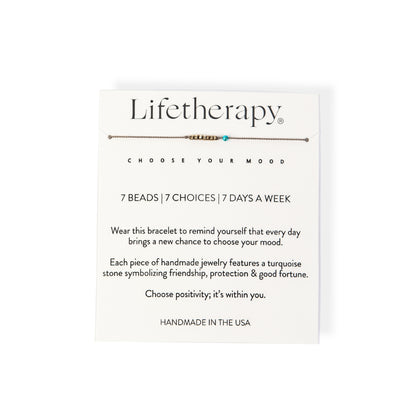 Grey neutrality and balance handmade Hill Tribe sterling silver 7 bracelet | Lifetherapy 