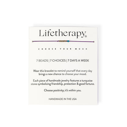 Purple spiritual and imaginative handmade Hill Tribe Sterling Silver 7 bracelet | Lifetherapy