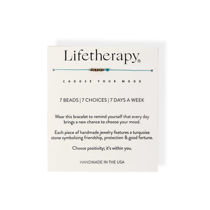 Turquoise friendship and love handmade Hill Tribe sterling silver 7 bracelet | Lifetherapy