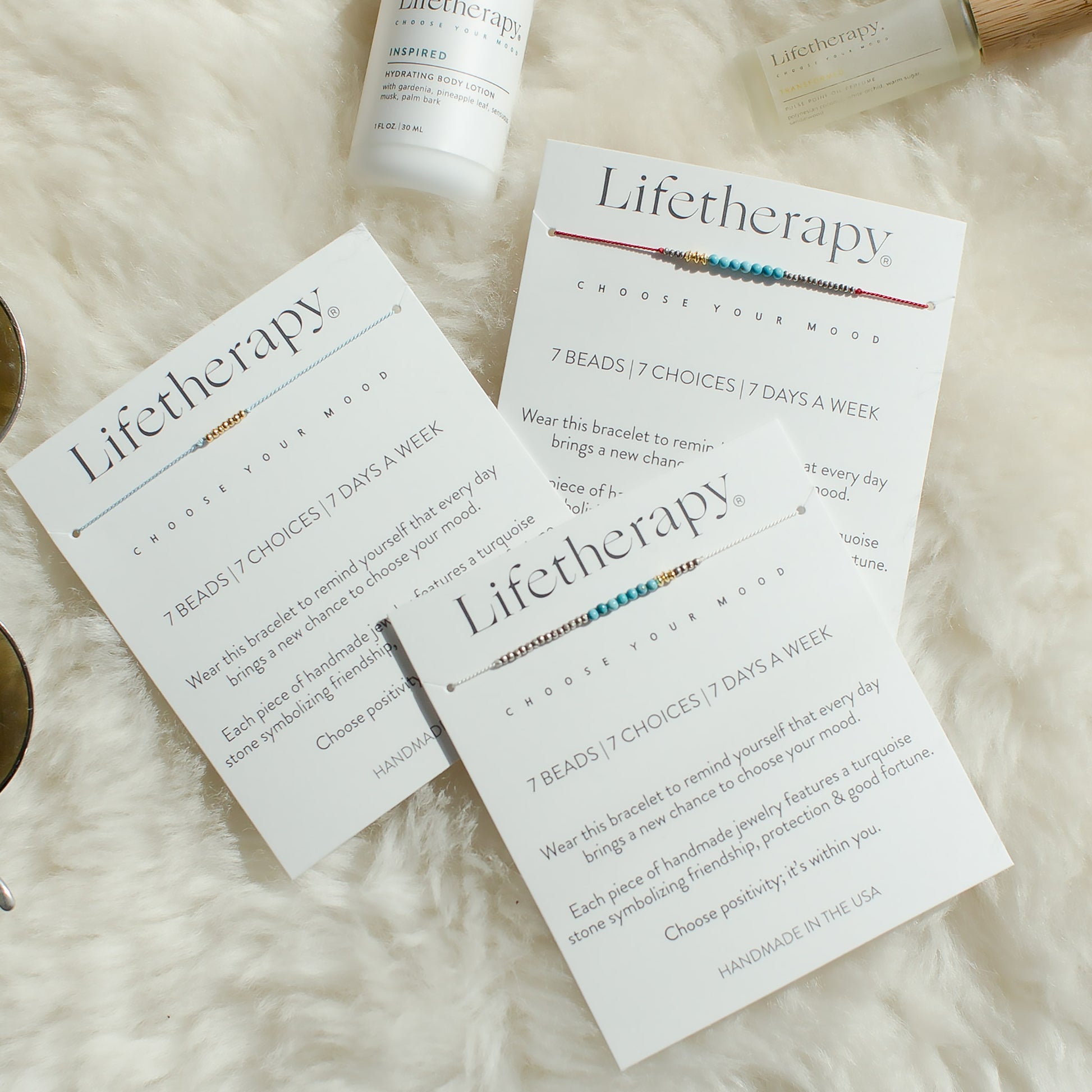 Handmade reminder bracelets | Choose your mood by Lifetherapy