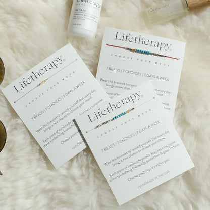 Handmade reminder bracelets | Choose your mood by Lifetherapy