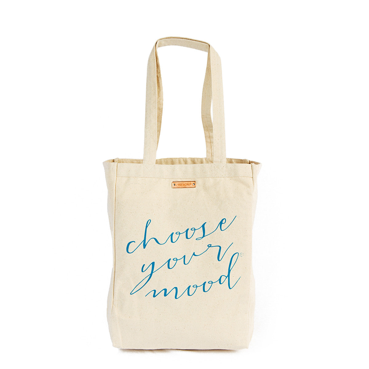 Choose your mood tote bag with copper | Lifetherapy