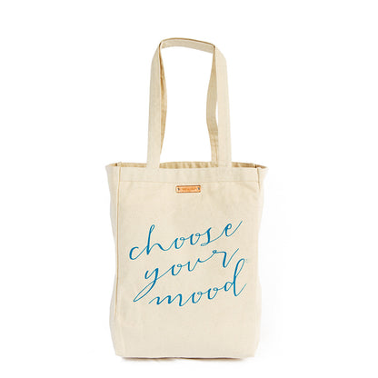 Choose your mood tote bag with copper | Lifetherapy