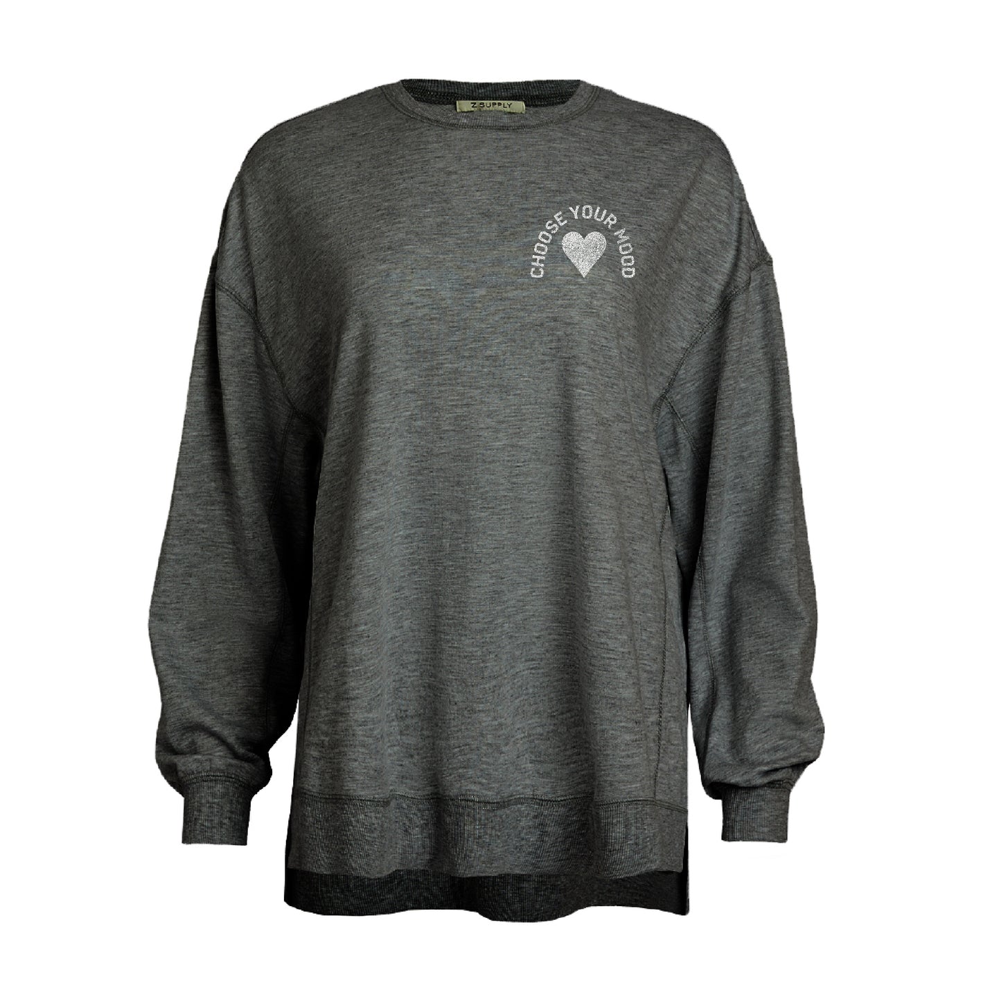 Choose Your Mood Heart French Terry Sweatshirt