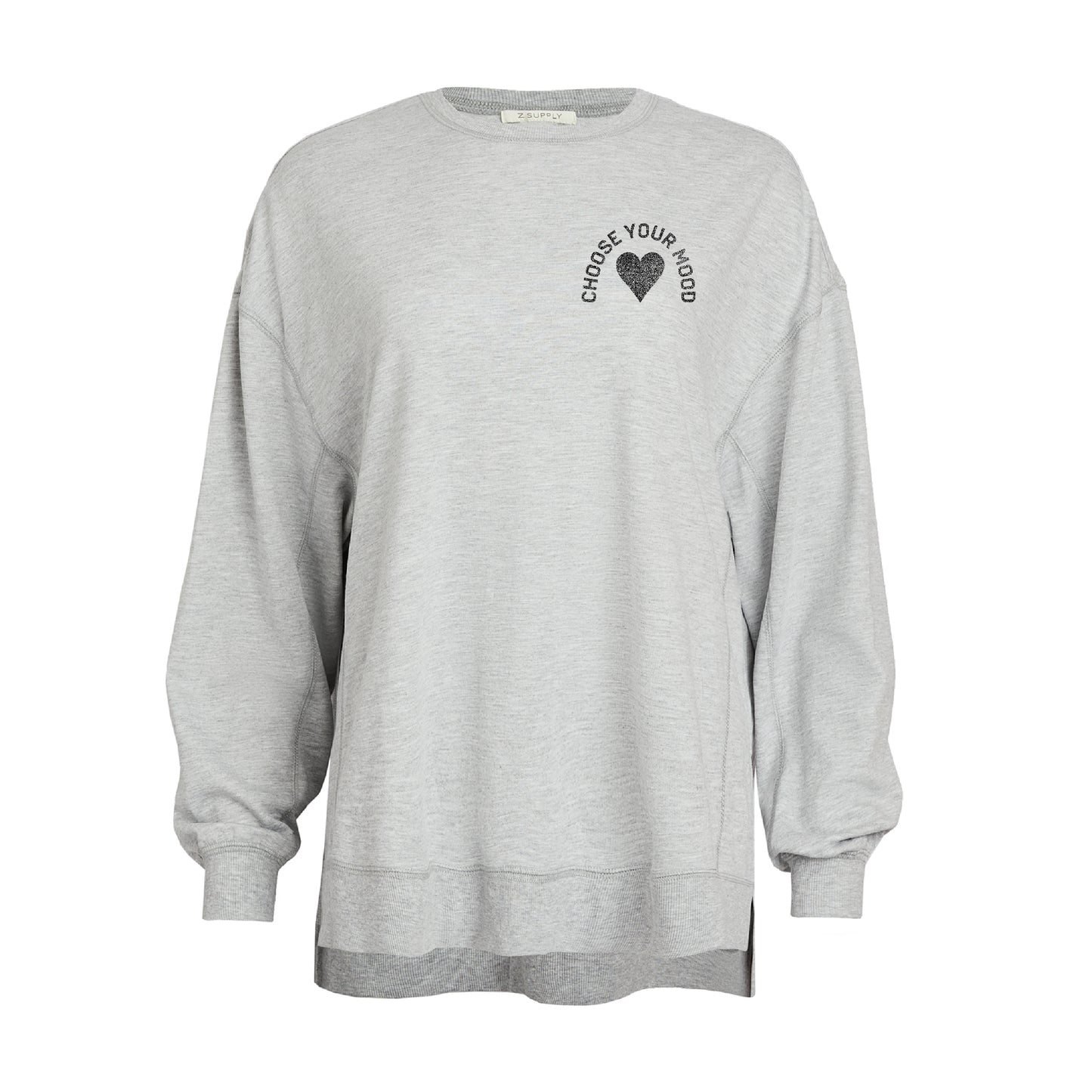 Choose Your Mood Heart French Terry Sweatshirt