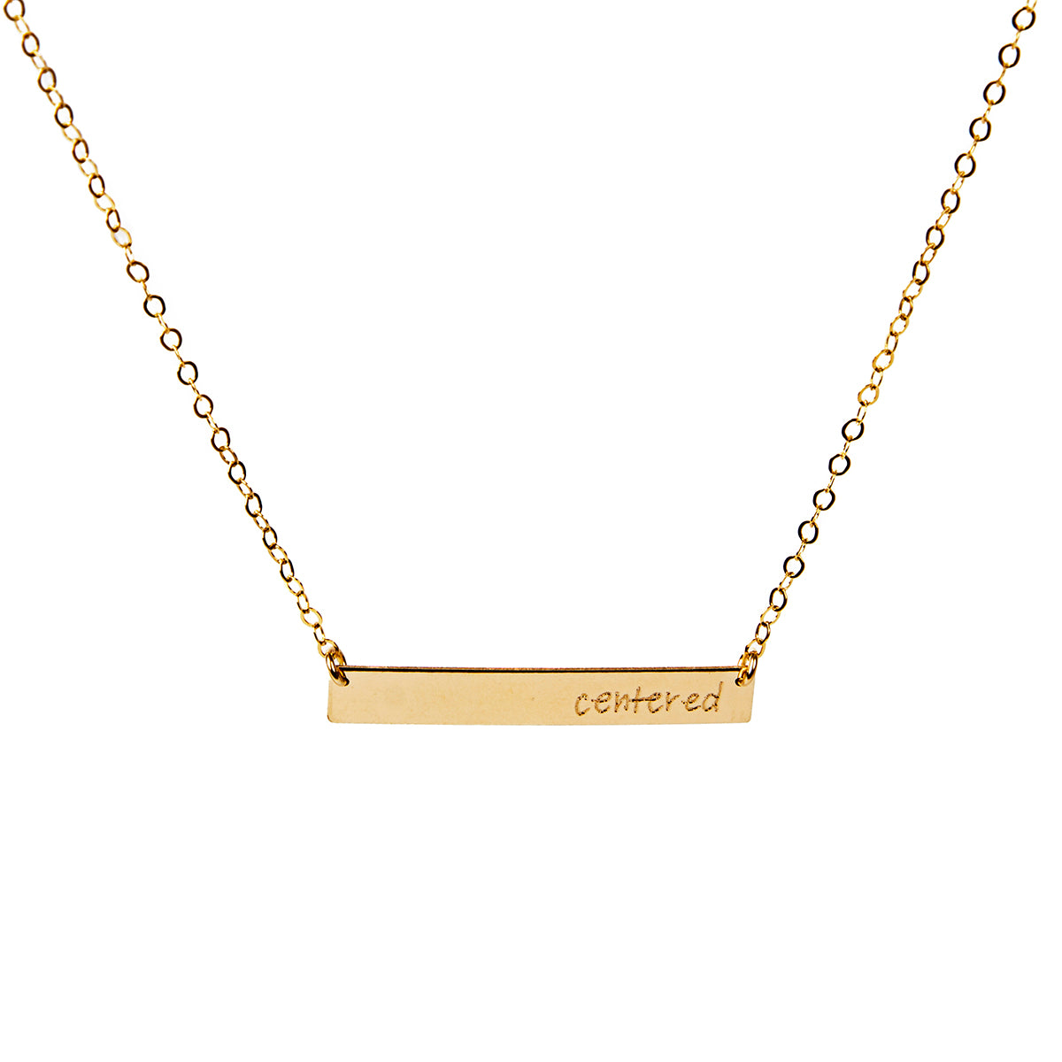 Inspirational Bar Necklace