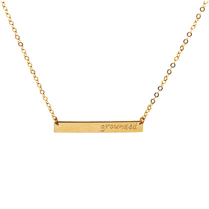 Inspirational Bar Necklace
