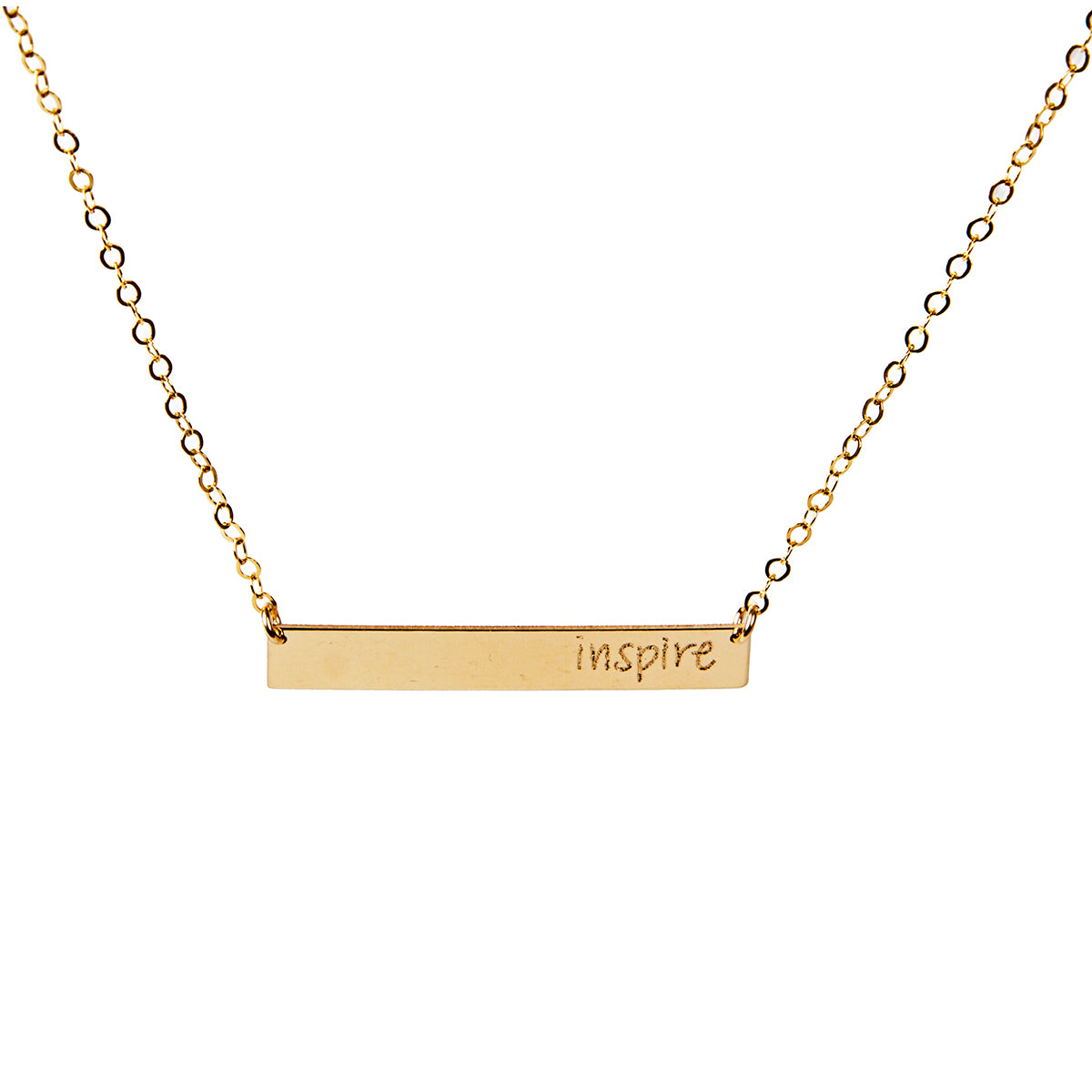 Inspirational Bar Necklace