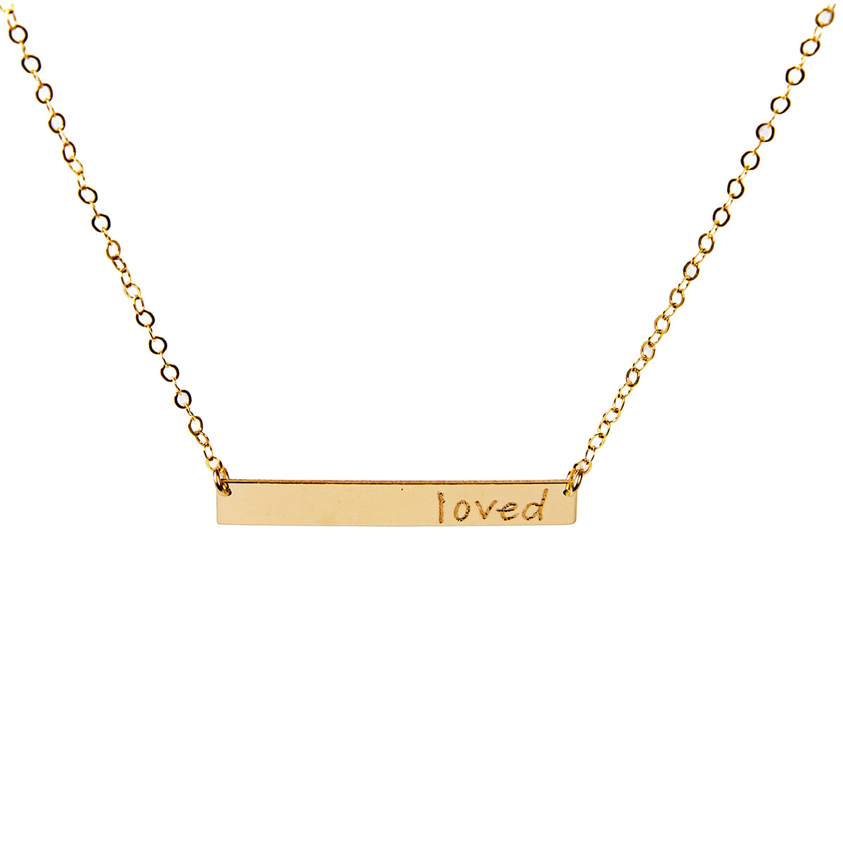 Inspirational Bar Necklace