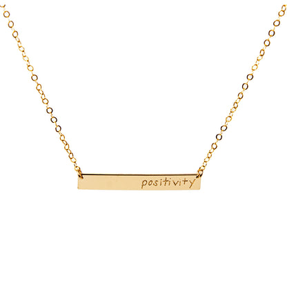 Inspirational Bar Necklace
