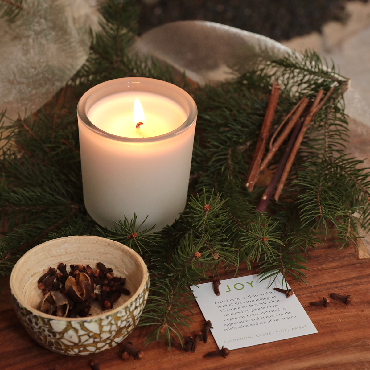 Joy Holiday Soy Candle