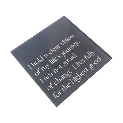 Lifetherapy Mantra Coasters - Set of 6