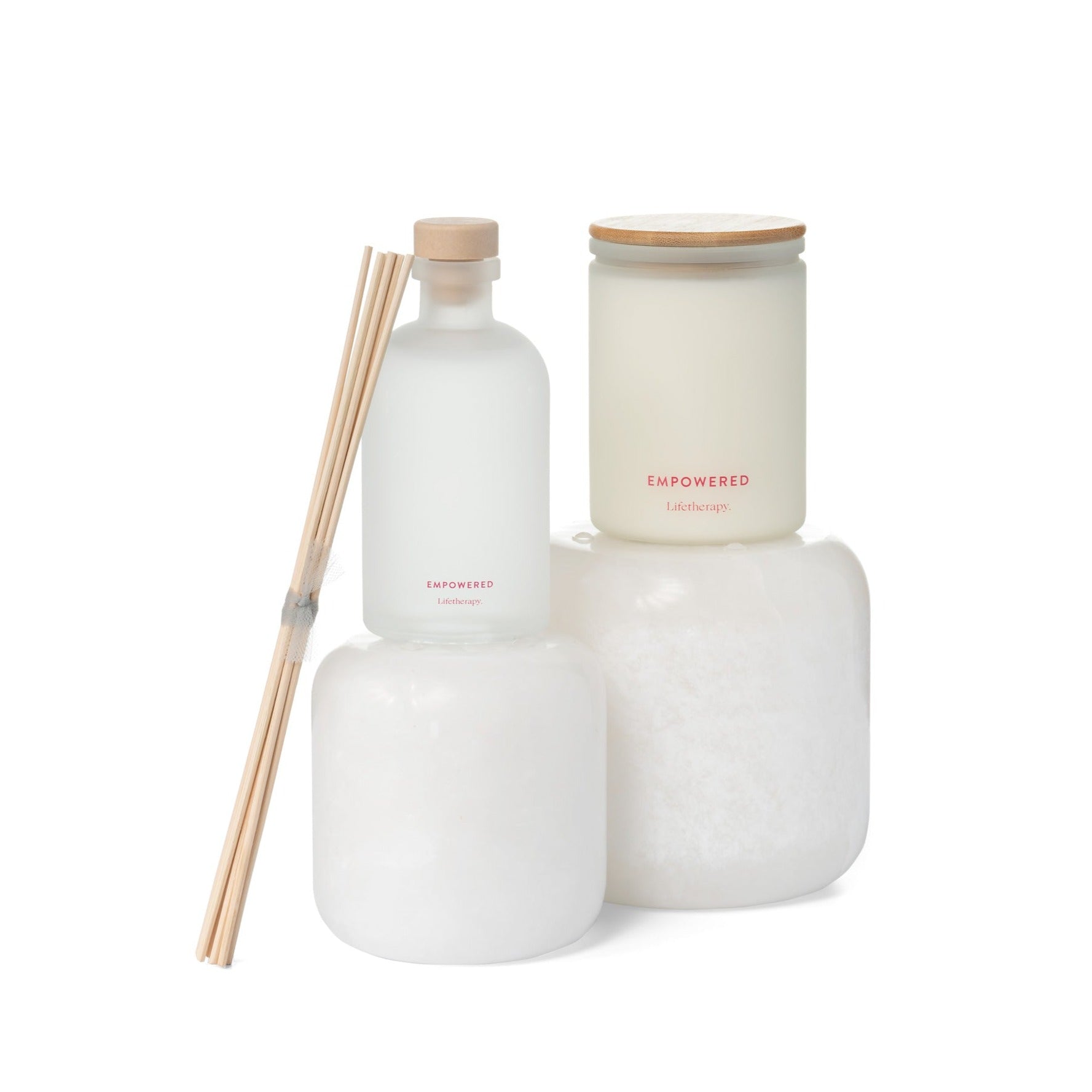 Mom's Oasis Gift Set | Diffuser and Candle Set