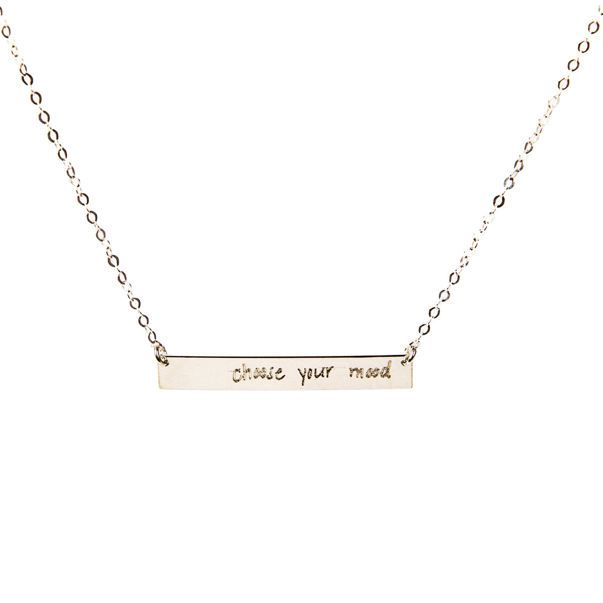 Choose your mood bar necklace