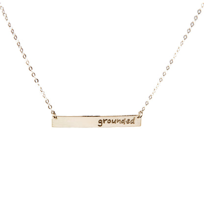 Inspirational Bar Necklace