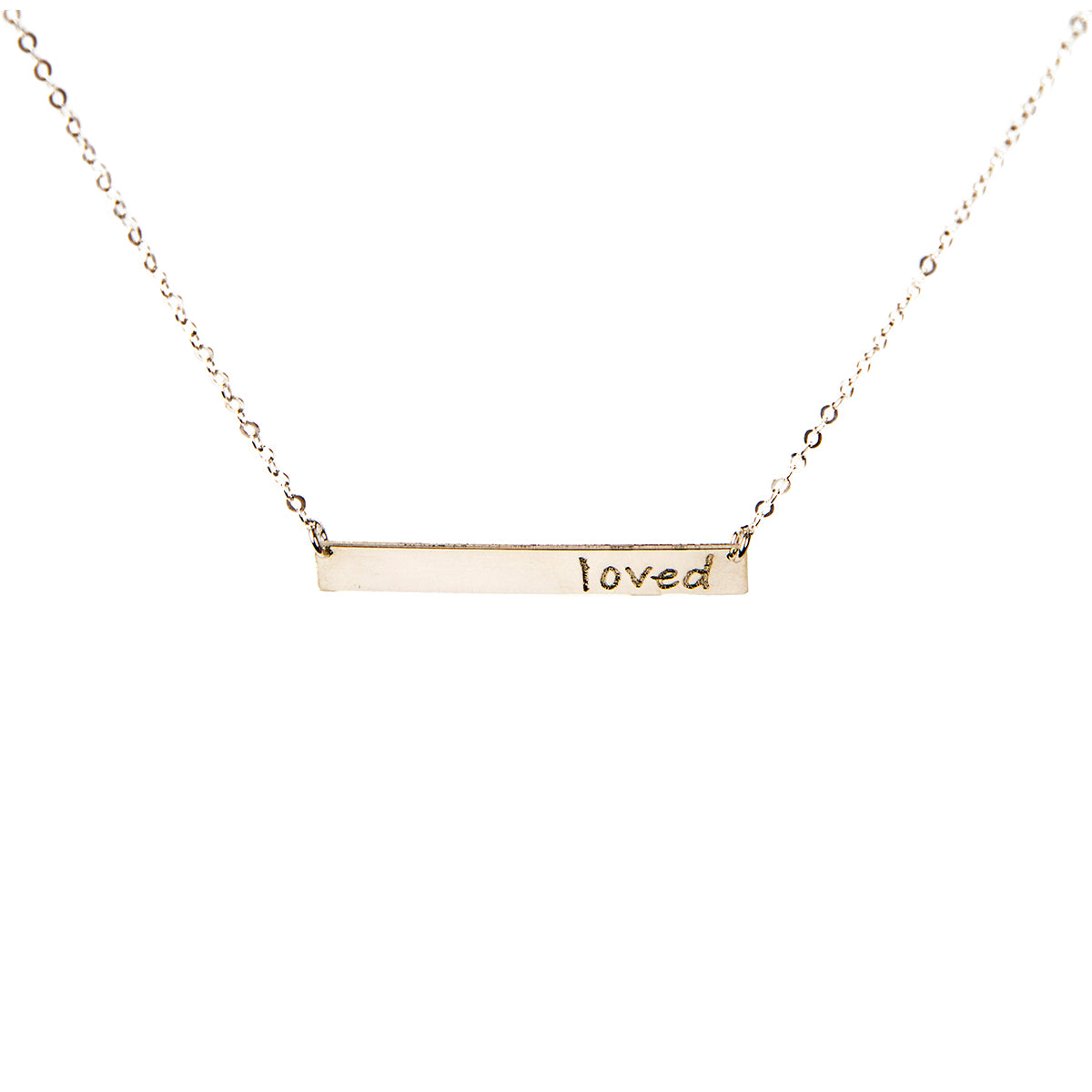 Inspirational Bar Necklace