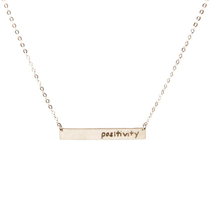 Inspirational Bar Necklace