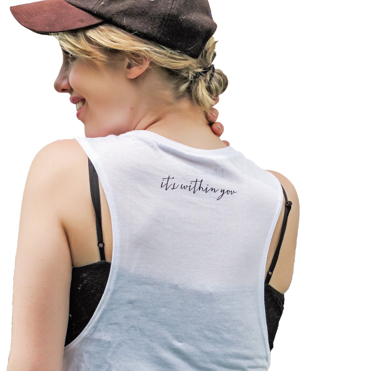 Choose Your Mood Motivational Tank - White