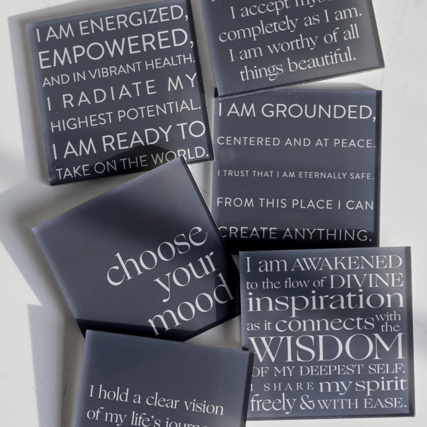 Mantra Coasters by Lifetherapy